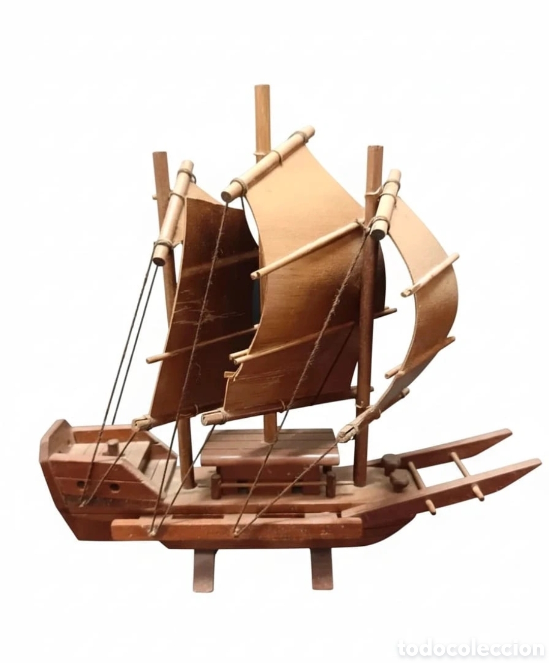 Antig&uuml;edades: Maqueta de barco de vela Junco Chino