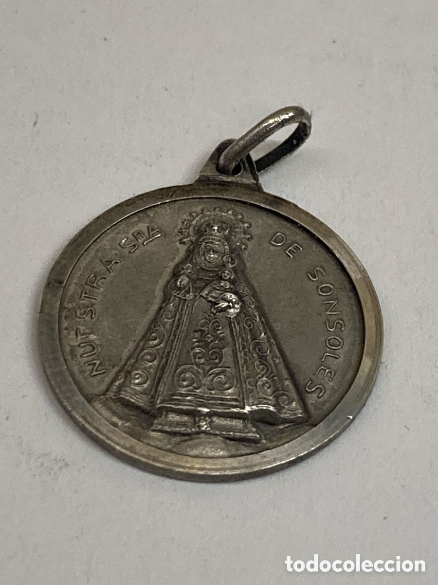 Antig&uuml;edades: Medalla de plata religiosa C571