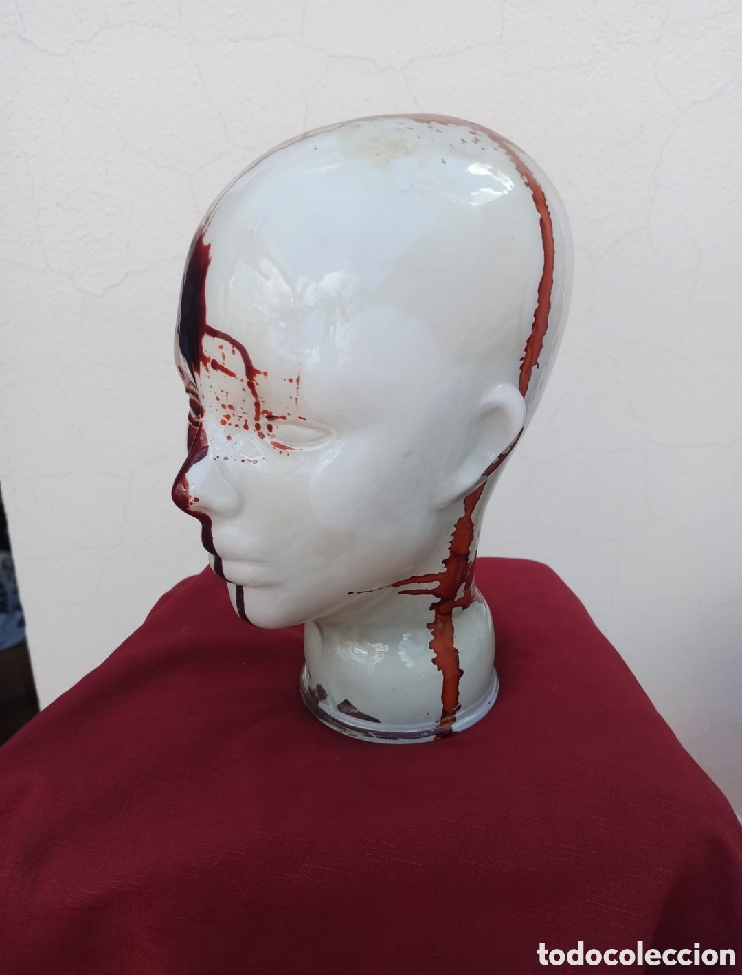 Antig&uuml;edades: Cabeza de Cristal Soplado de Valencia - Foto 3