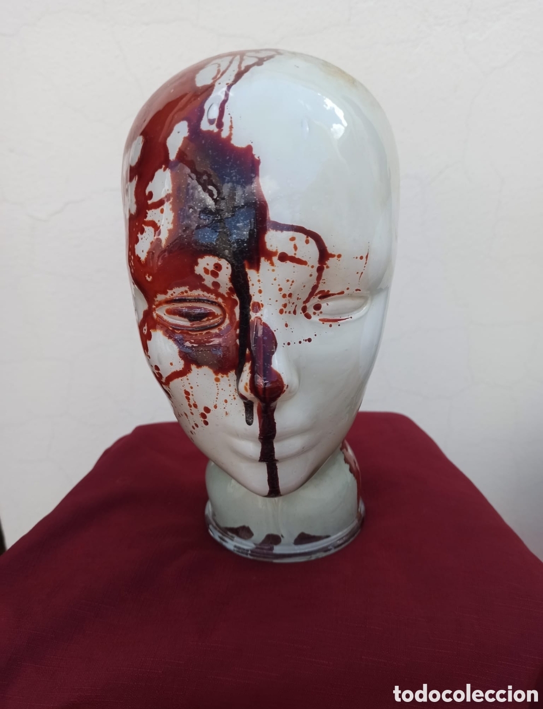 Antig&uuml;edades: Cabeza de Cristal Soplado de Valencia