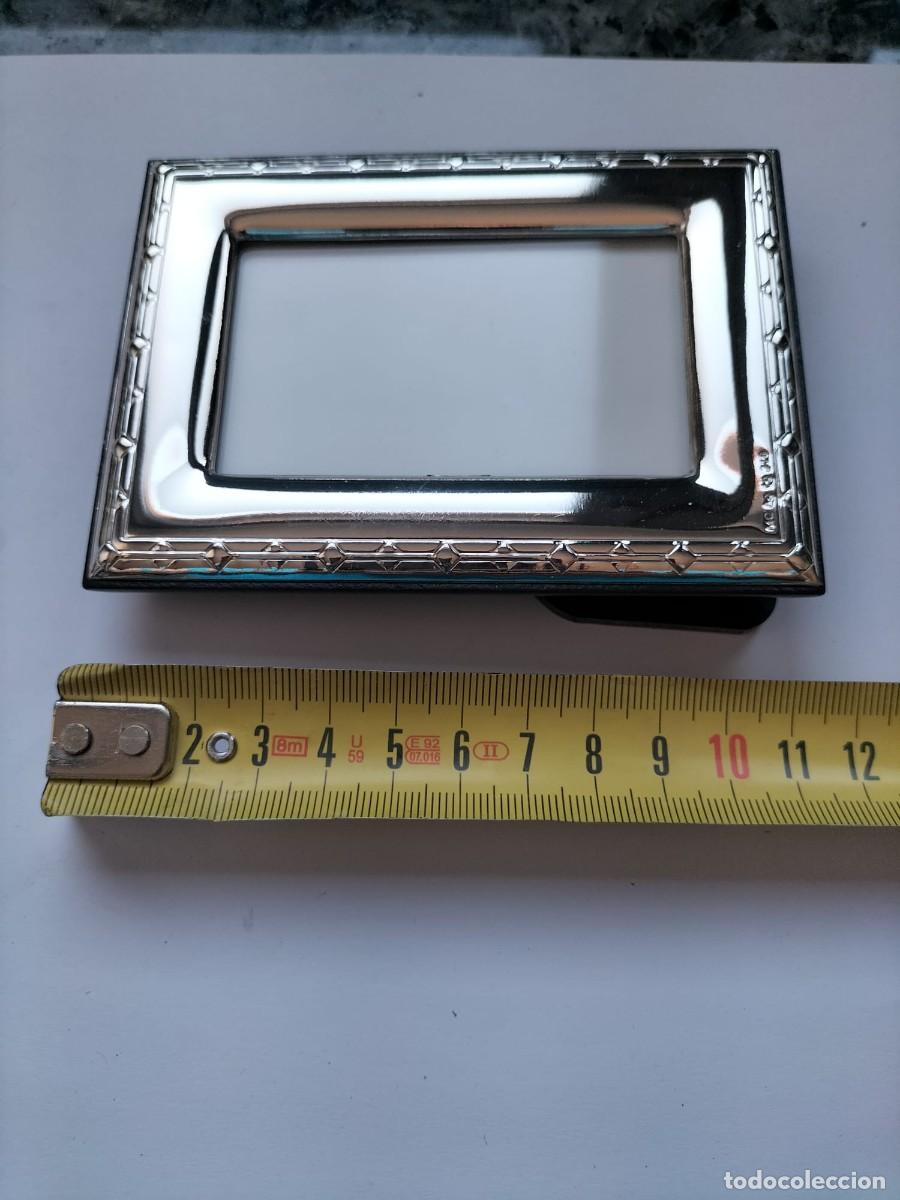 Antig&uuml;edades: Marco de fotos en plata de ley