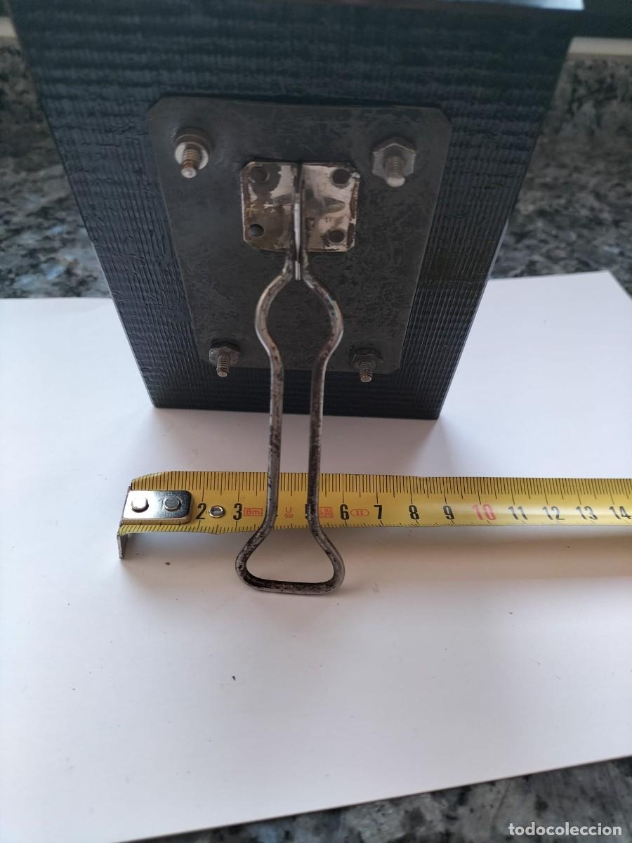 Antig&uuml;edades: Marco de fotos en cristal negro, peque&ntilde;o