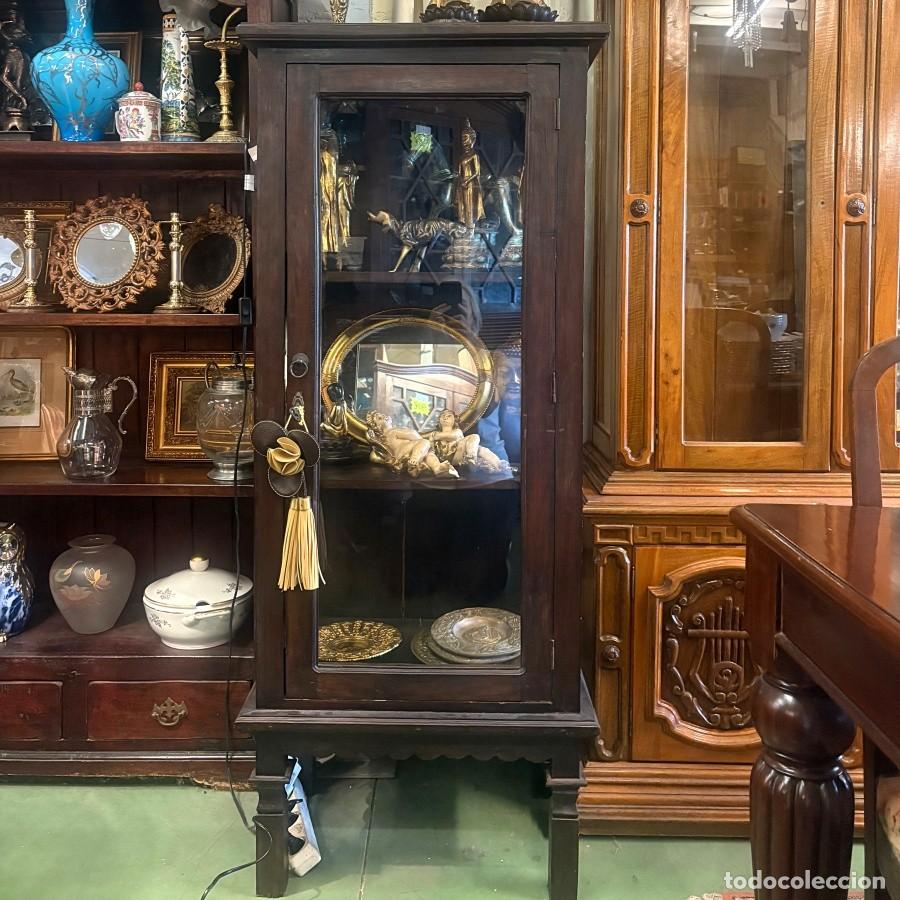 Antig&uuml;edades: Mueble Vitrina Auxiliar - Foto 1