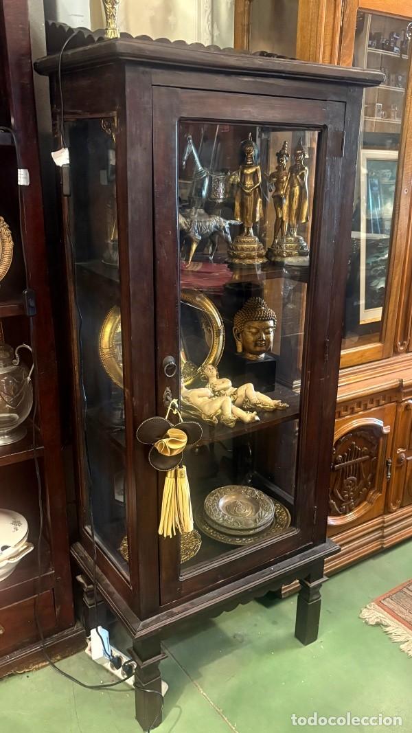 Antig&uuml;edades: Mueble Vitrina Auxiliar - Foto 4