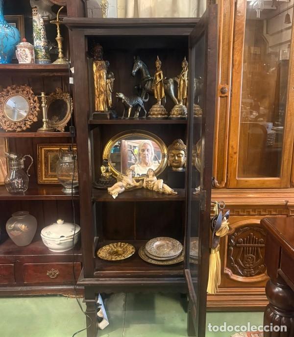 Antig&uuml;edades: Mueble Vitrina Auxiliar - Foto 7