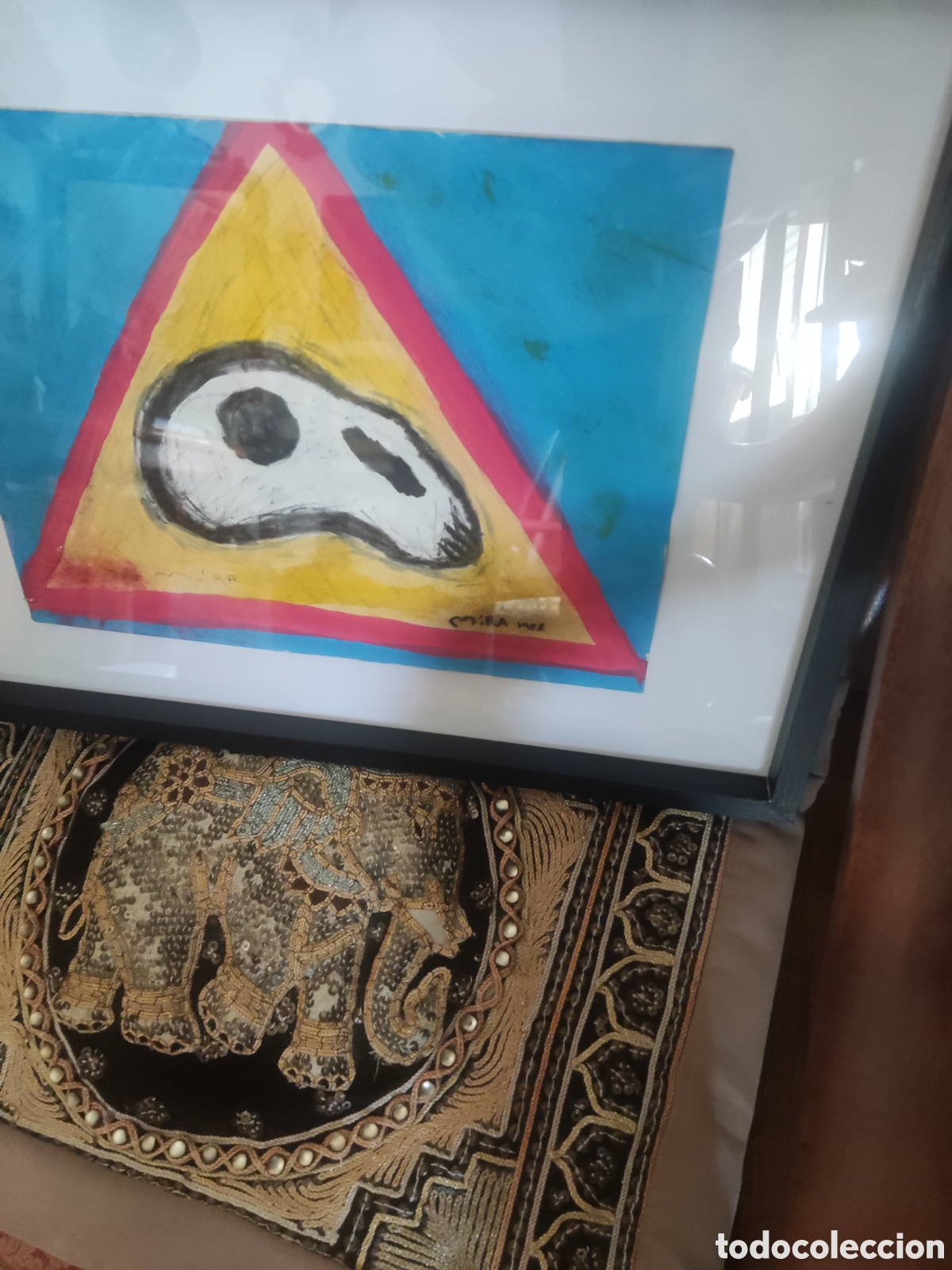 Antig&uuml;edades: victor mira papel t&eacute;cnica mixta