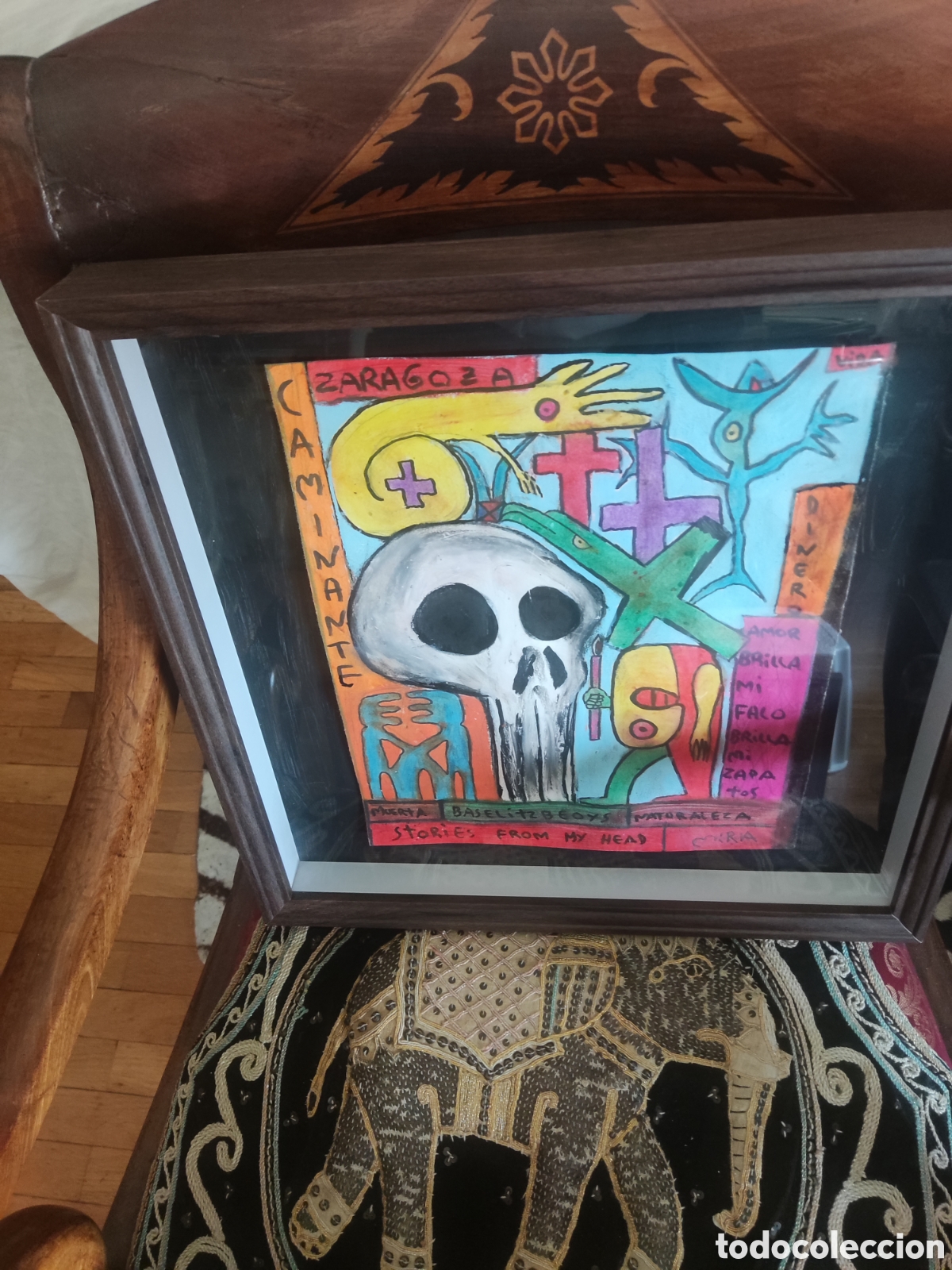 Antig&uuml;edades: V&iacute;ctor mira t&eacute;cnica mixta