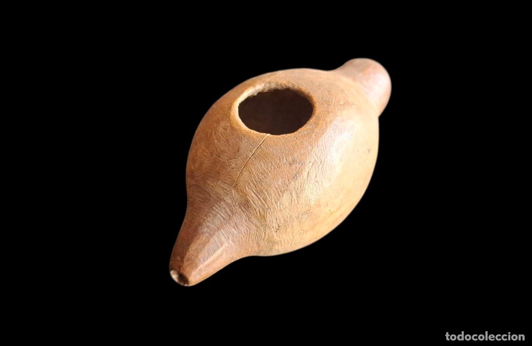 Antig&uuml;edades: (ANT-260409)SILBATO DE PASTOR MADERA DE BOJ - ARTE PASTORIL