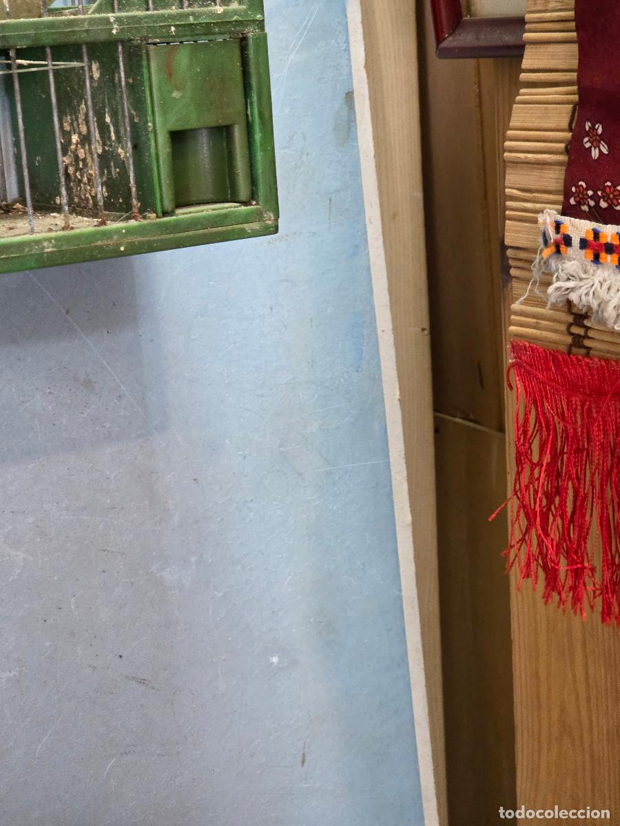 Antig&uuml;edades: jaula con caja de pajaros - Foto 2