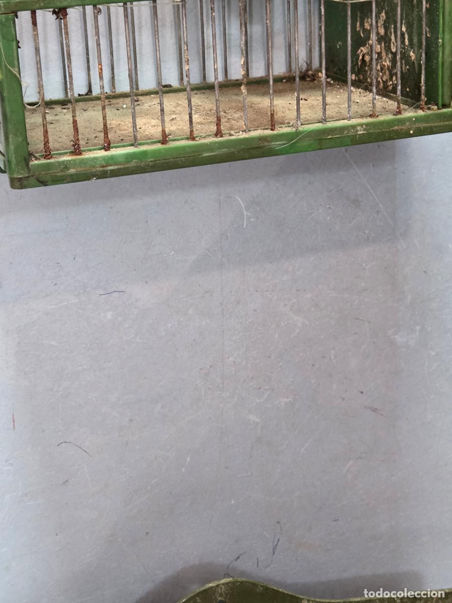 Antig&uuml;edades: jaula con caja de pajaros - Foto 3