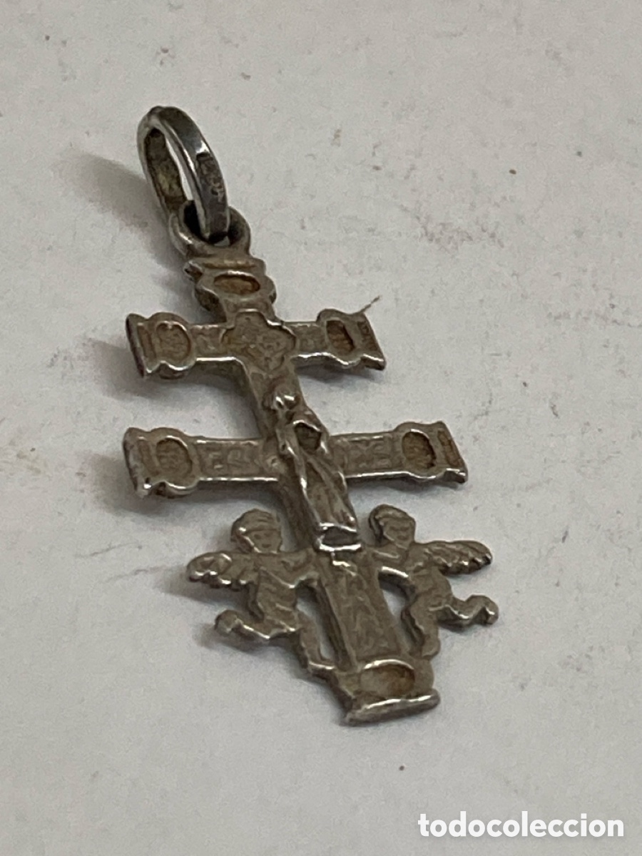 Antig&uuml;edades: Cruz de plata religiosa C571 - Foto 1