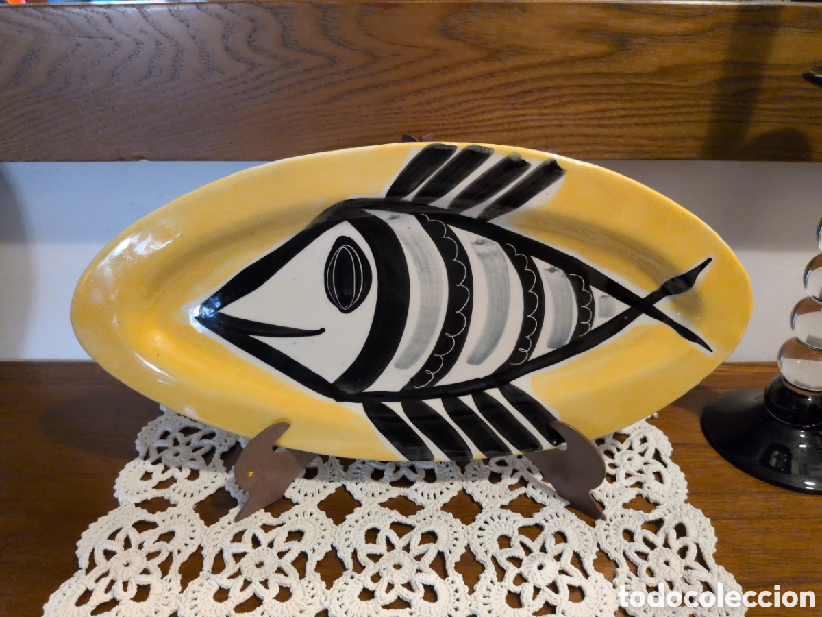 Antig&uuml;edades: PLATO PEZ JACQUES POUCHAIN