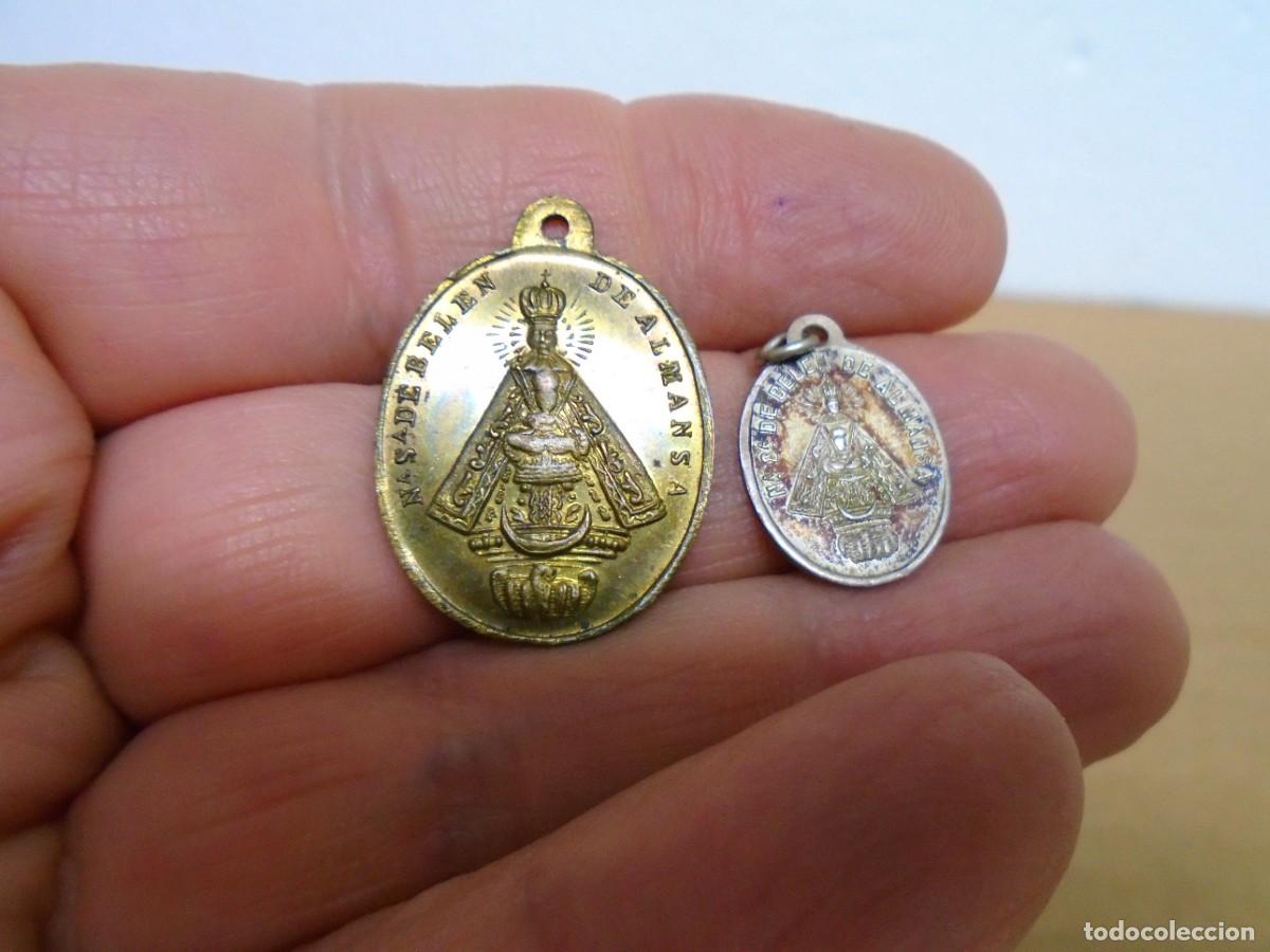 Antig&uuml;edades: ALMANSA(ALBACETE)ANTIGUAS MEDALLAS DE NTRA.SRA. DE BELEN.