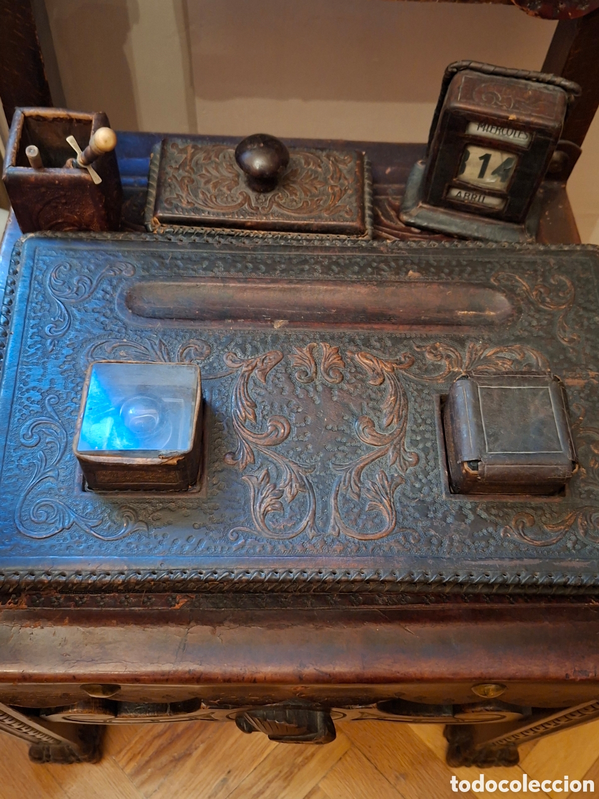 Antig&uuml;edades: Accesorios de escribana antiguos