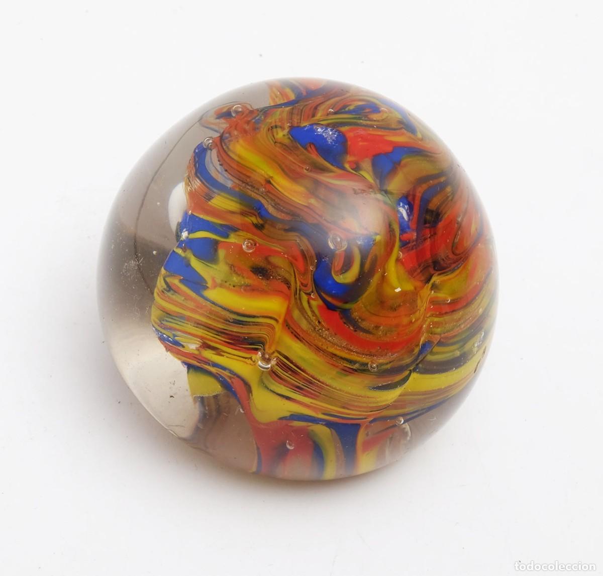 Antig&uuml;edades: Bola Pisapapeles de cristal de Murano