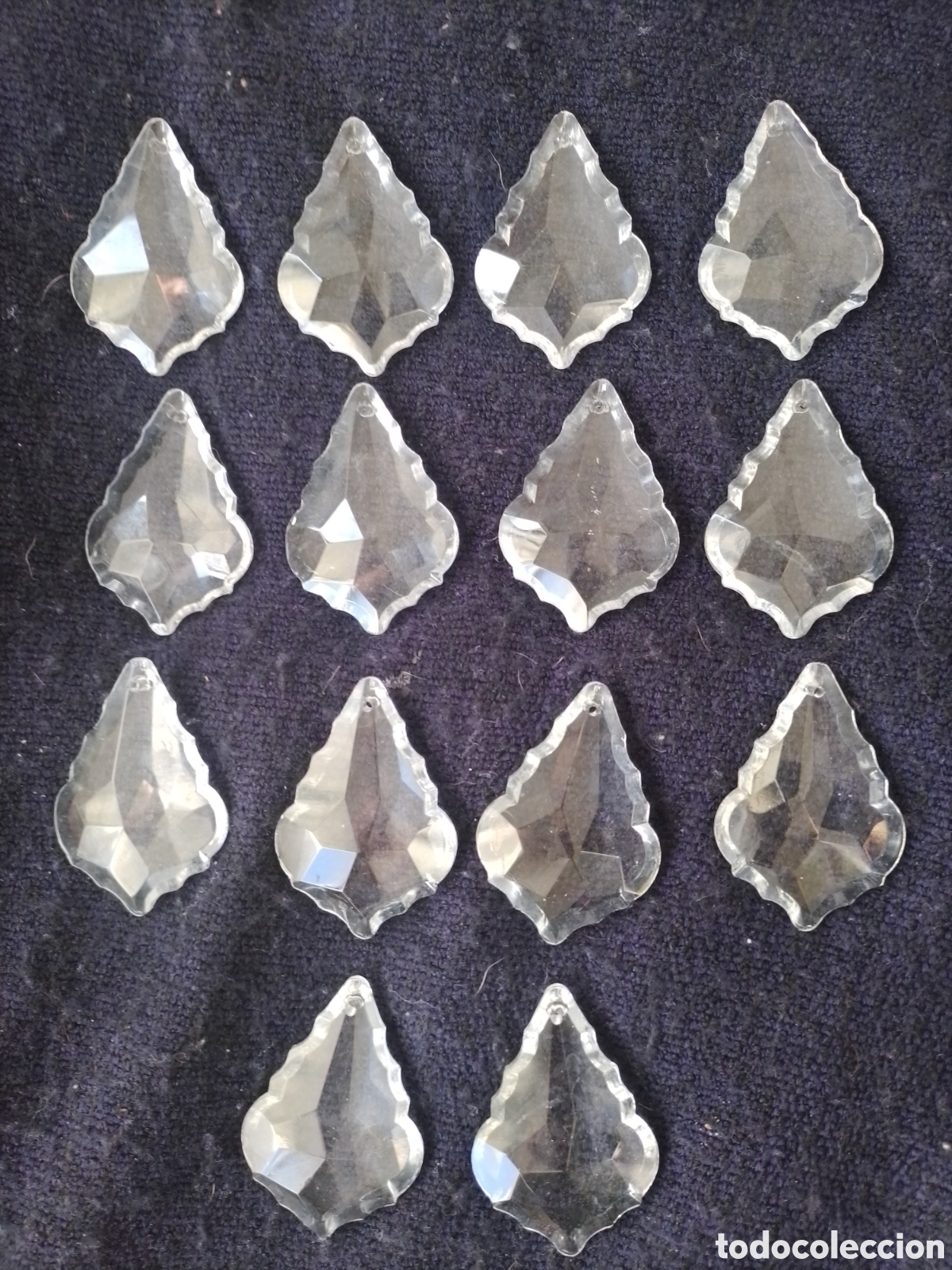 Antig&uuml;edades: L&aacute;grimas Repuestos lampara cristal.