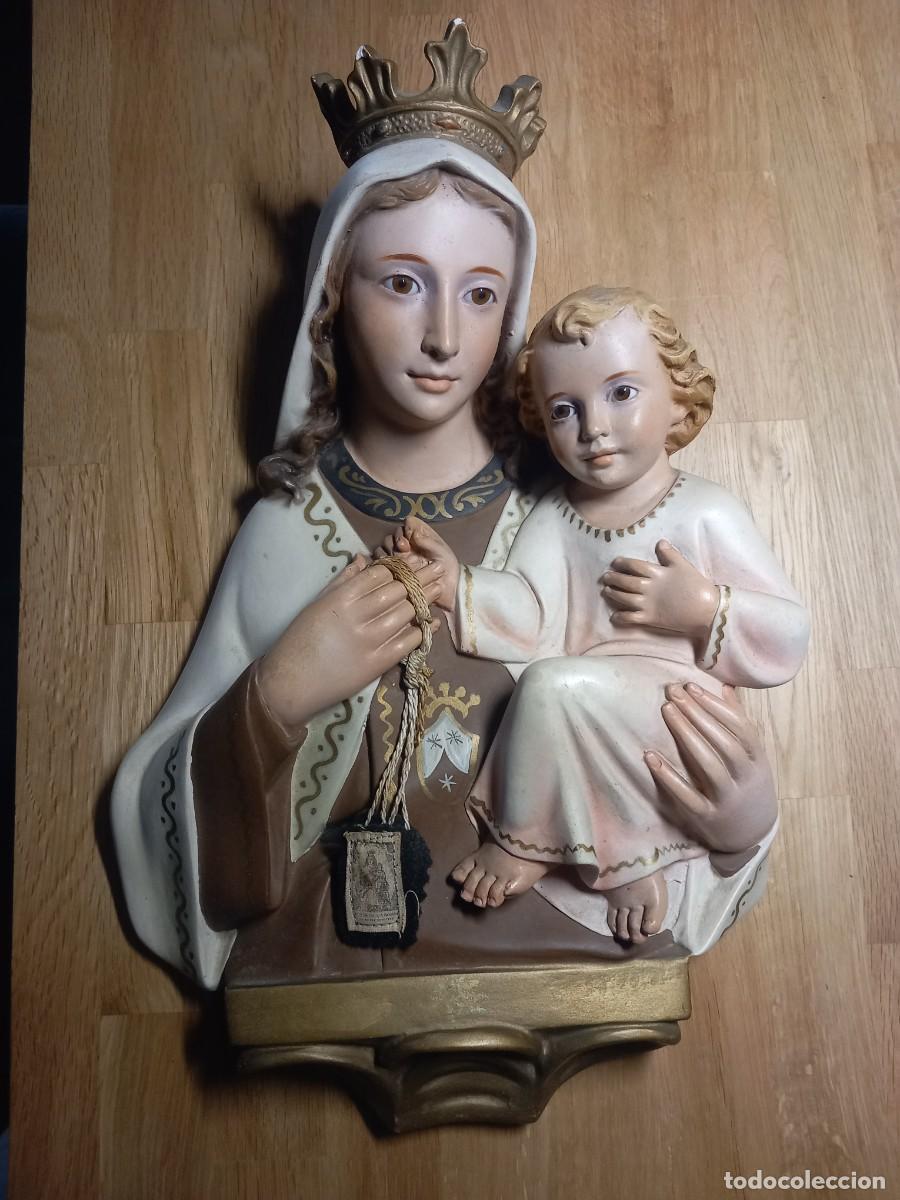 Antig&uuml;edades: Virgen del carmen arte moderno olot