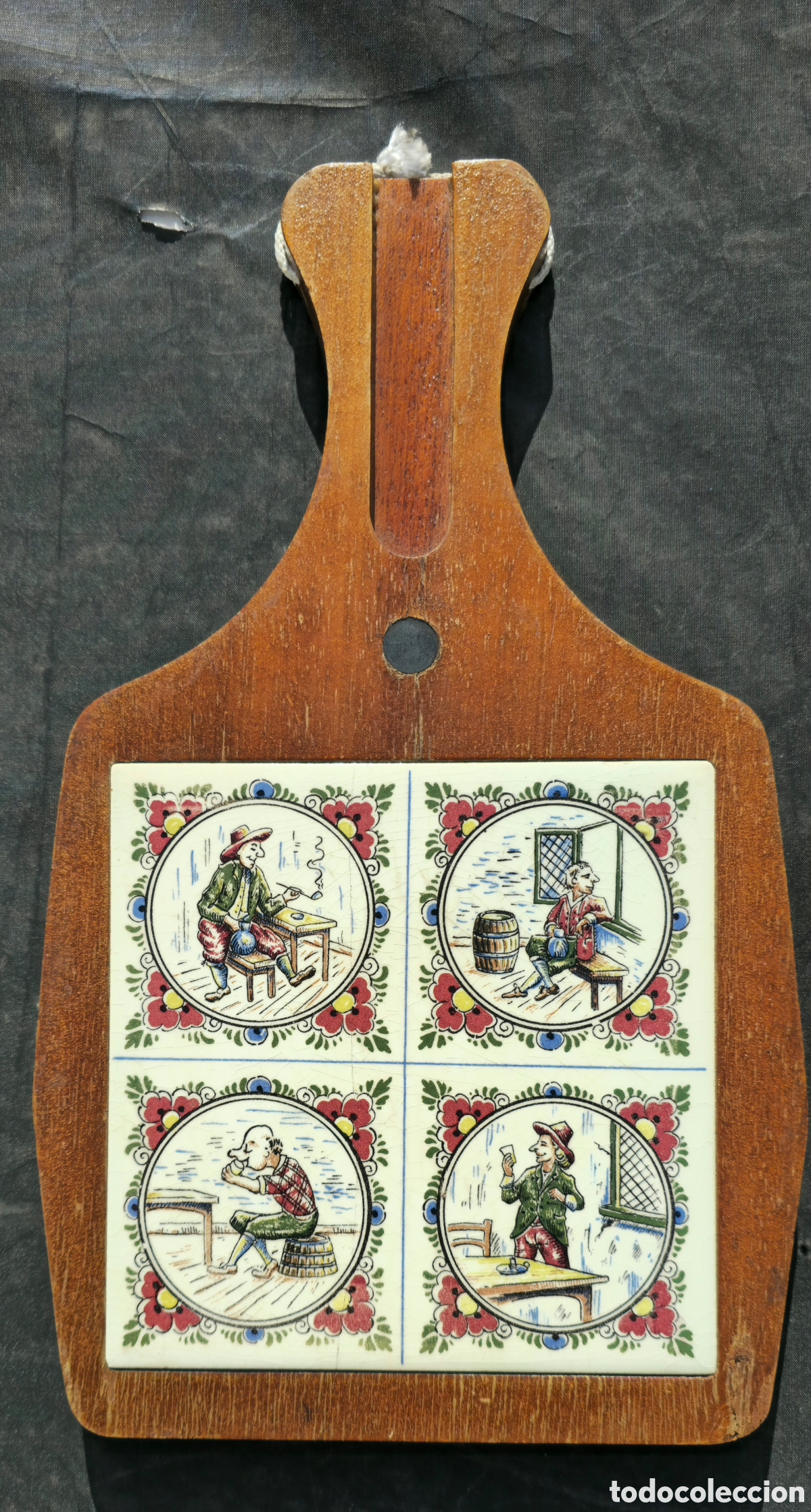 Antig&uuml;edades: Tabla vintage embutidos - Foto 2