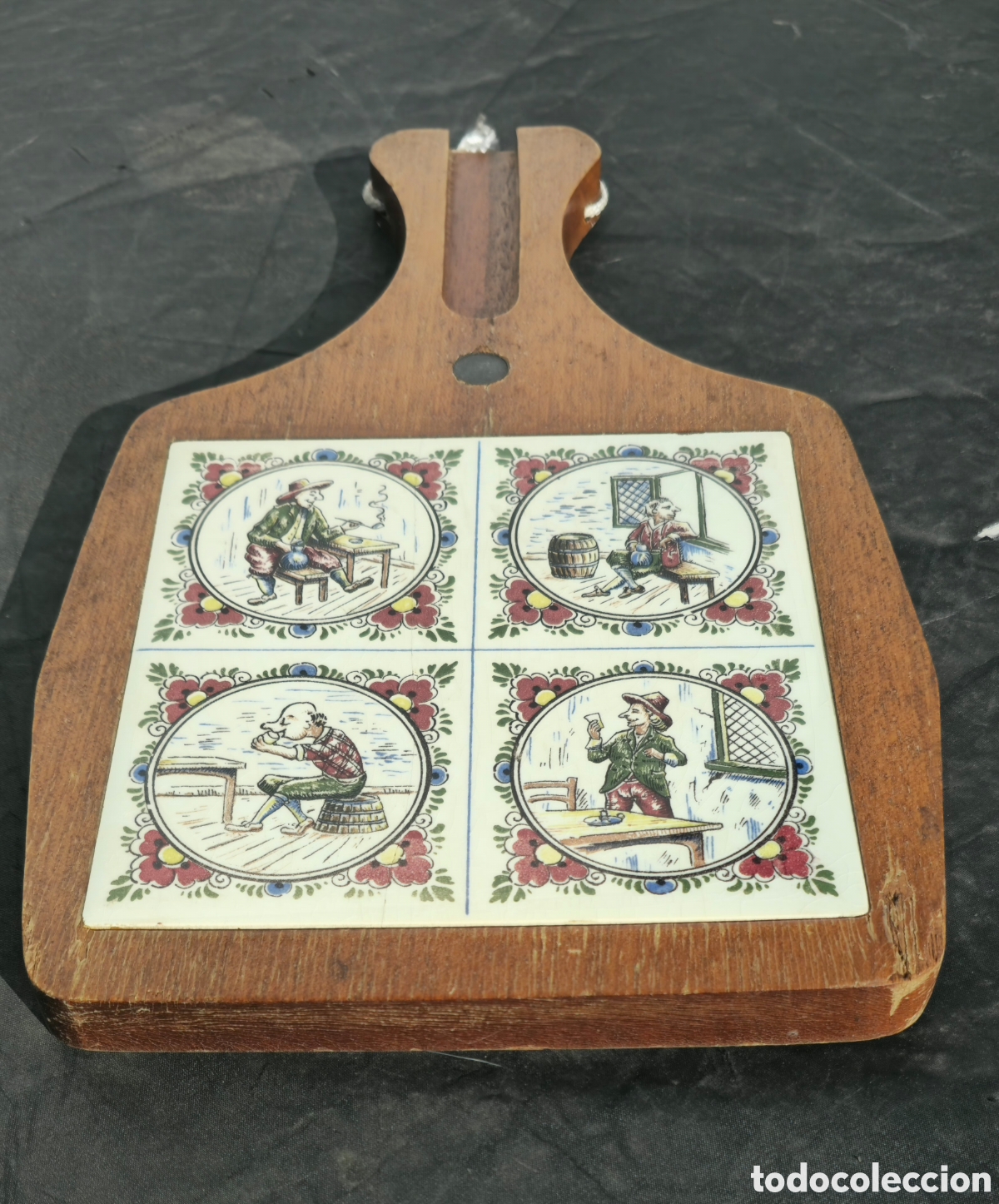 Antig&uuml;edades: Tabla vintage embutidos - Foto 6