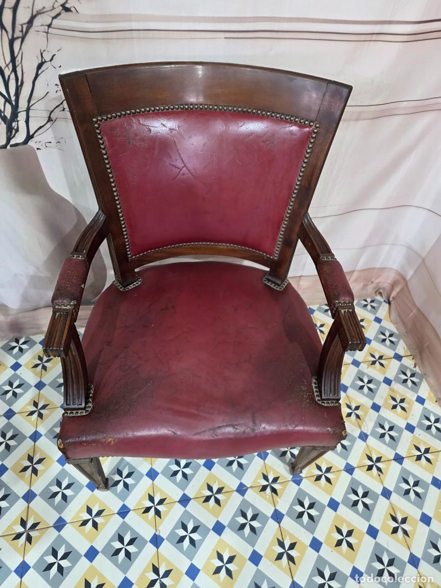 Antig&uuml;edades: Par de sillones de estilo franc&eacute;s Luis XVI - Foto 7