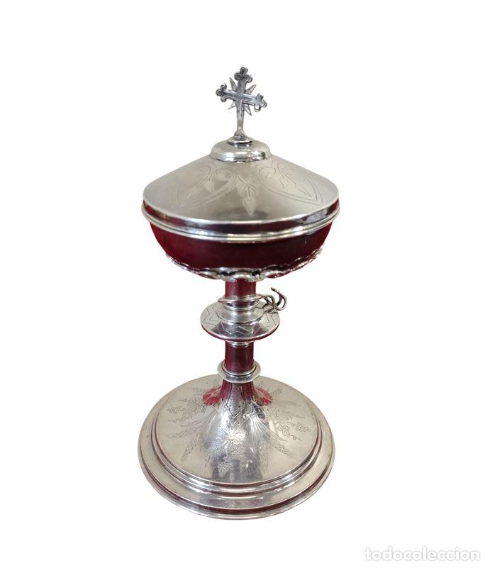 Antig&uuml;edades: ANTIGUO COP&Oacute;N DE PLATA. PLATA CINCELADA. ESPA&Ntilde;A. SIGLOS XIX-XX.