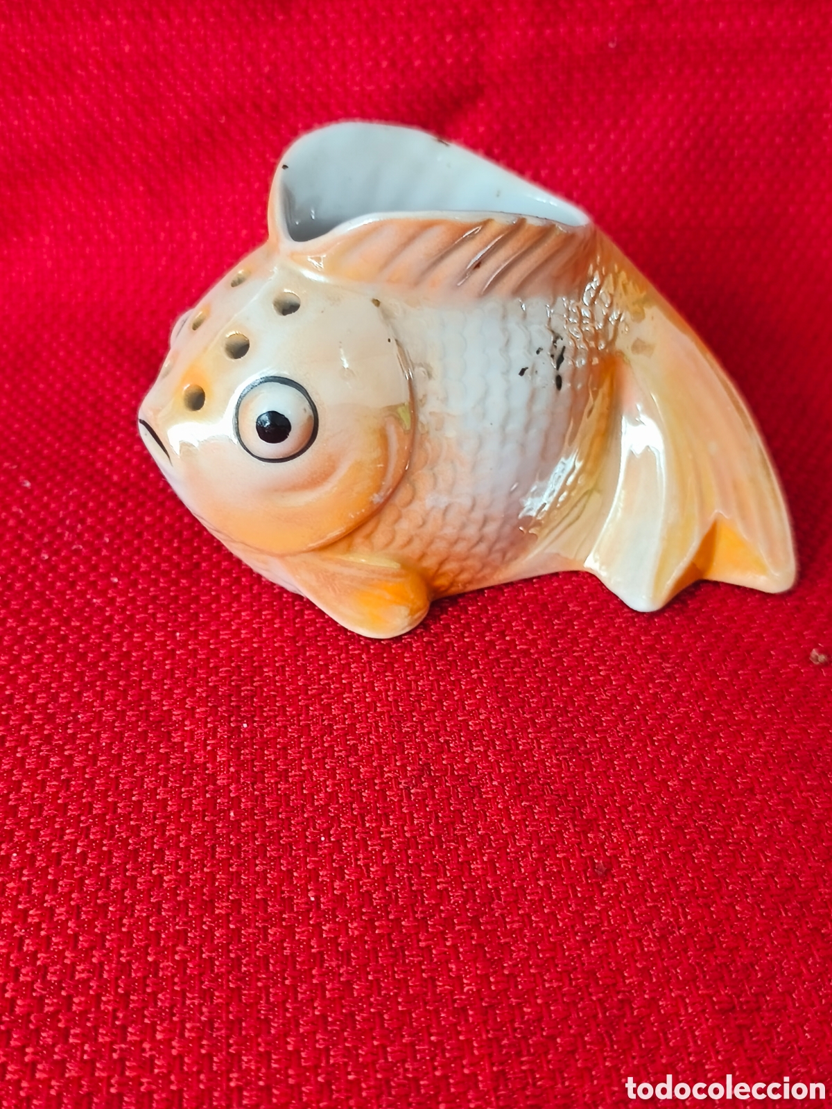 Antig&uuml;edades: Pez palillero en cer&aacute;mica numerada