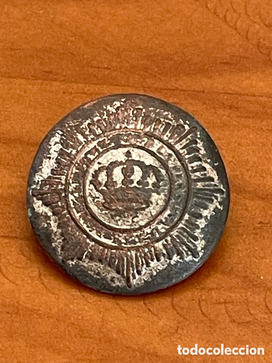 Antig&uuml;edades: BOTON PERSONA DEL REY FERNANDO VII 1824-1843