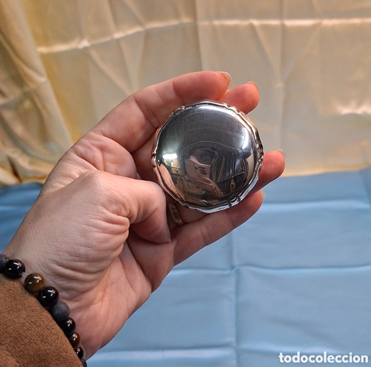 Antig&uuml;edades: Bast&oacute;n madera y plata principios S.XX - Foto 5