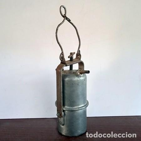 Antig&uuml;edades: Candil de carburo antiguo