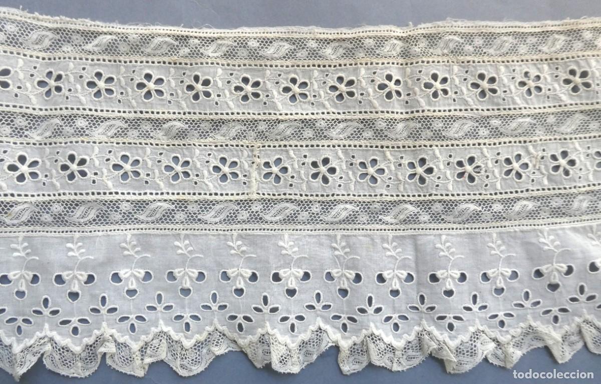 Antig&uuml;edades: ANTIFUO BAJO DE ENCAJES PPIO.S.XX