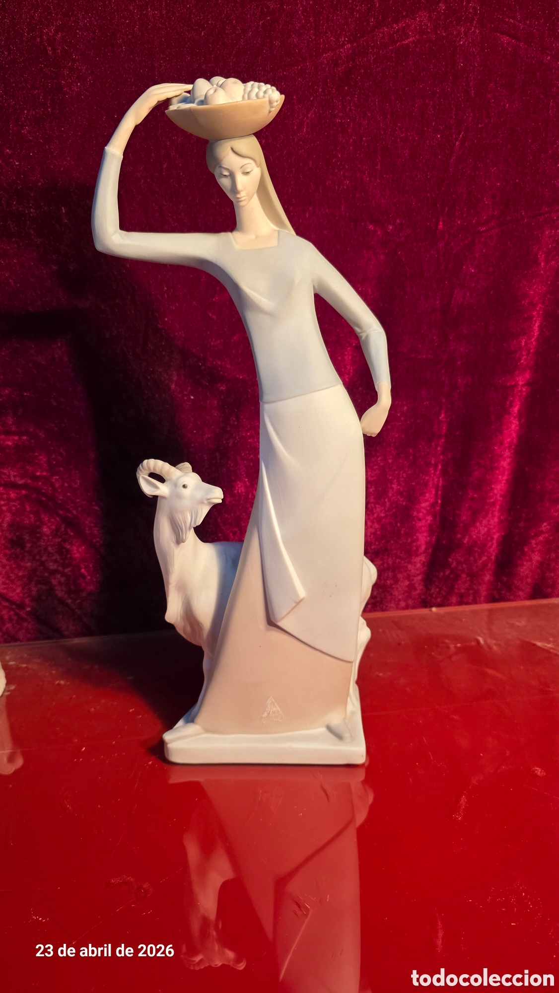 Antig&uuml;edades: Figura porcelana lladro aldeano hebrea