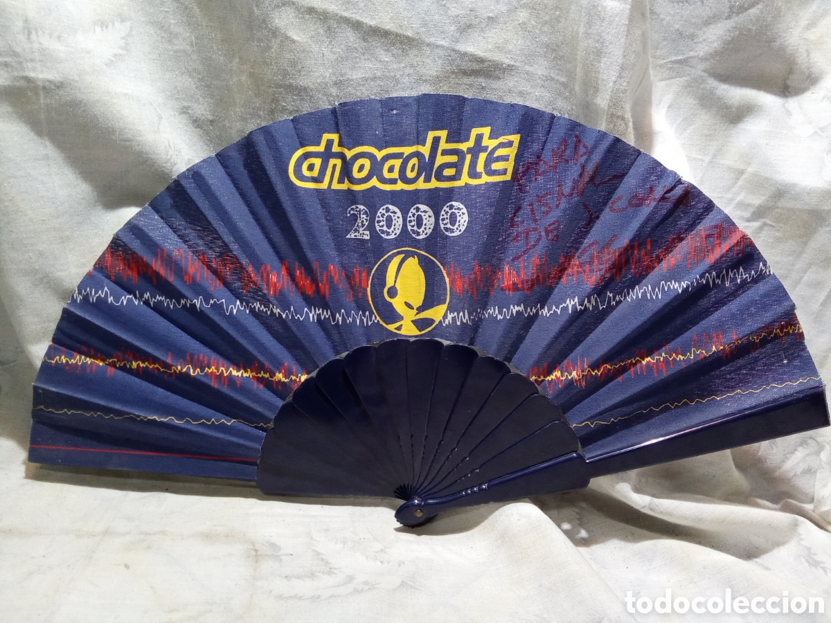 Antig&uuml;edades: ABANICO DISCOTECA CHOCOLATE