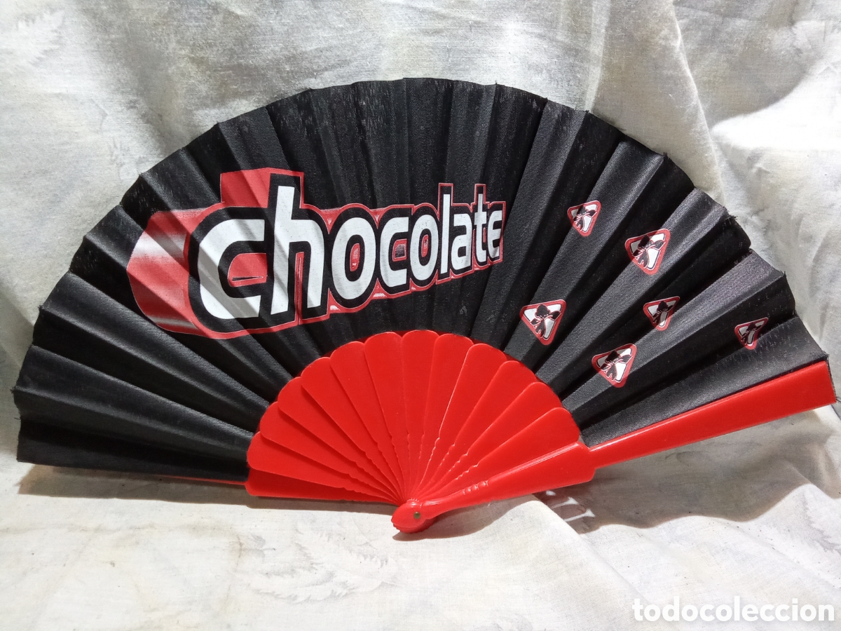Antig&uuml;edades: ABANICO DE LA DISCOTECA CHOCOLATE
