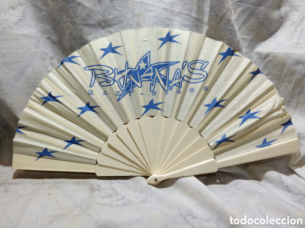 Antig&uuml;edades: ABANICO DE LA DISCOTECA BANANA'S