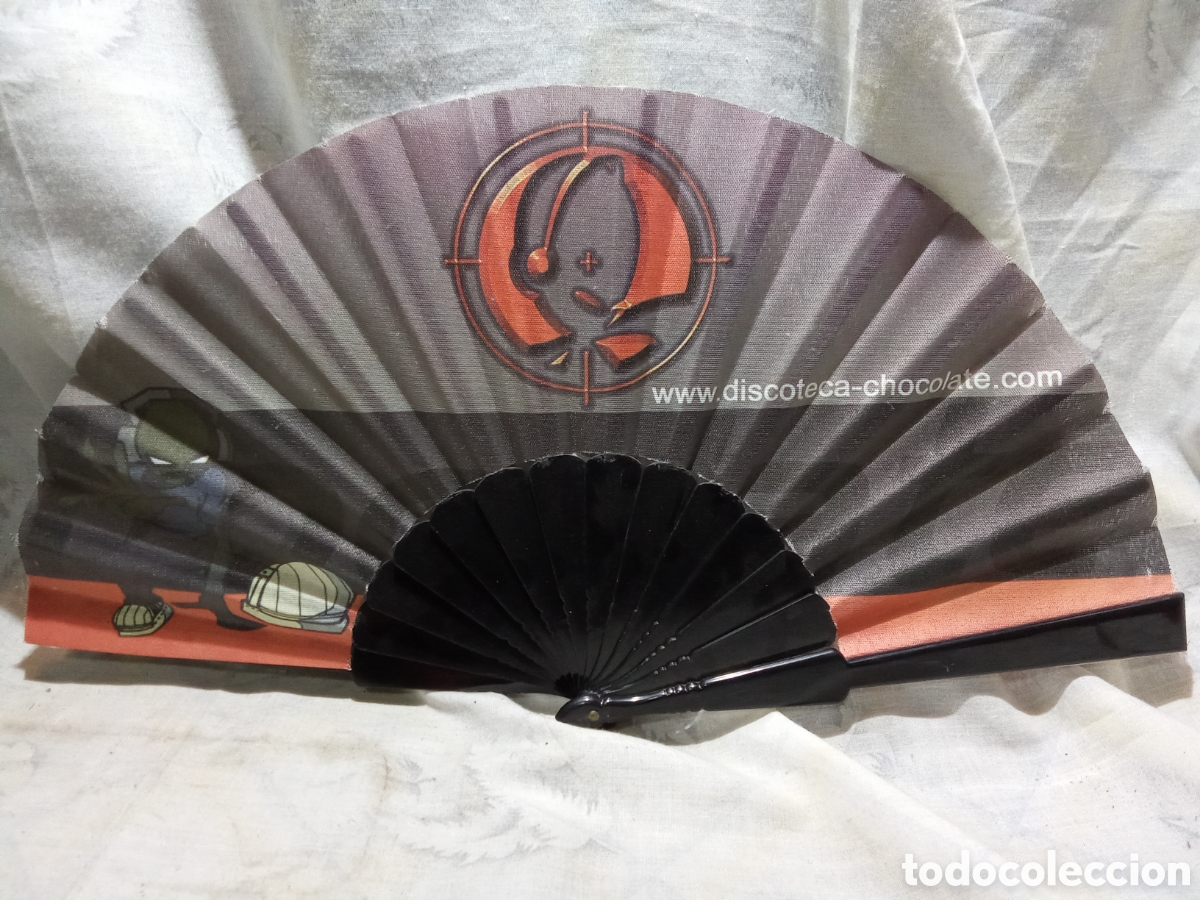 Antig&uuml;edades: ABANICO DE LA DISCOTECA CHOCOLATE