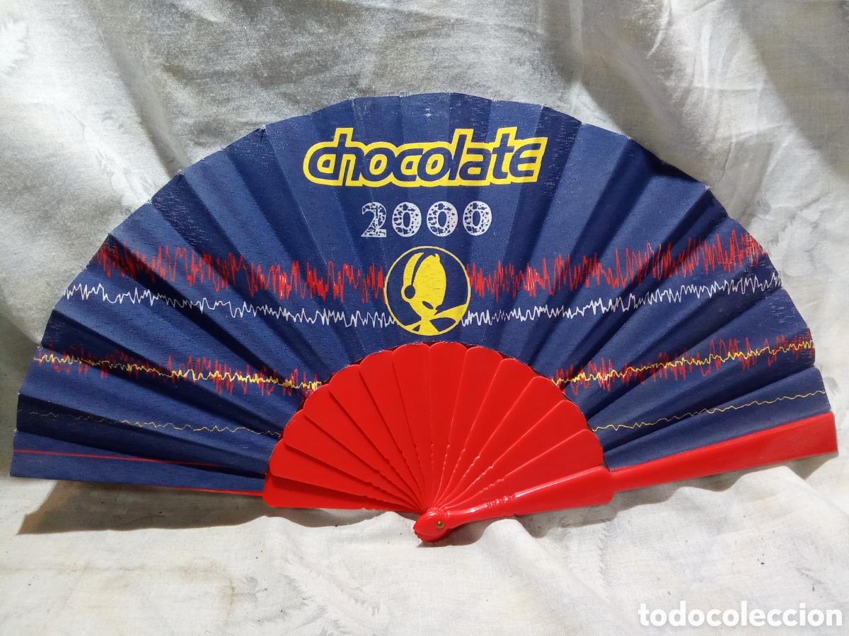 Antig&uuml;edades: ABANICO DE LA DISCOTECA CHOCOLATE