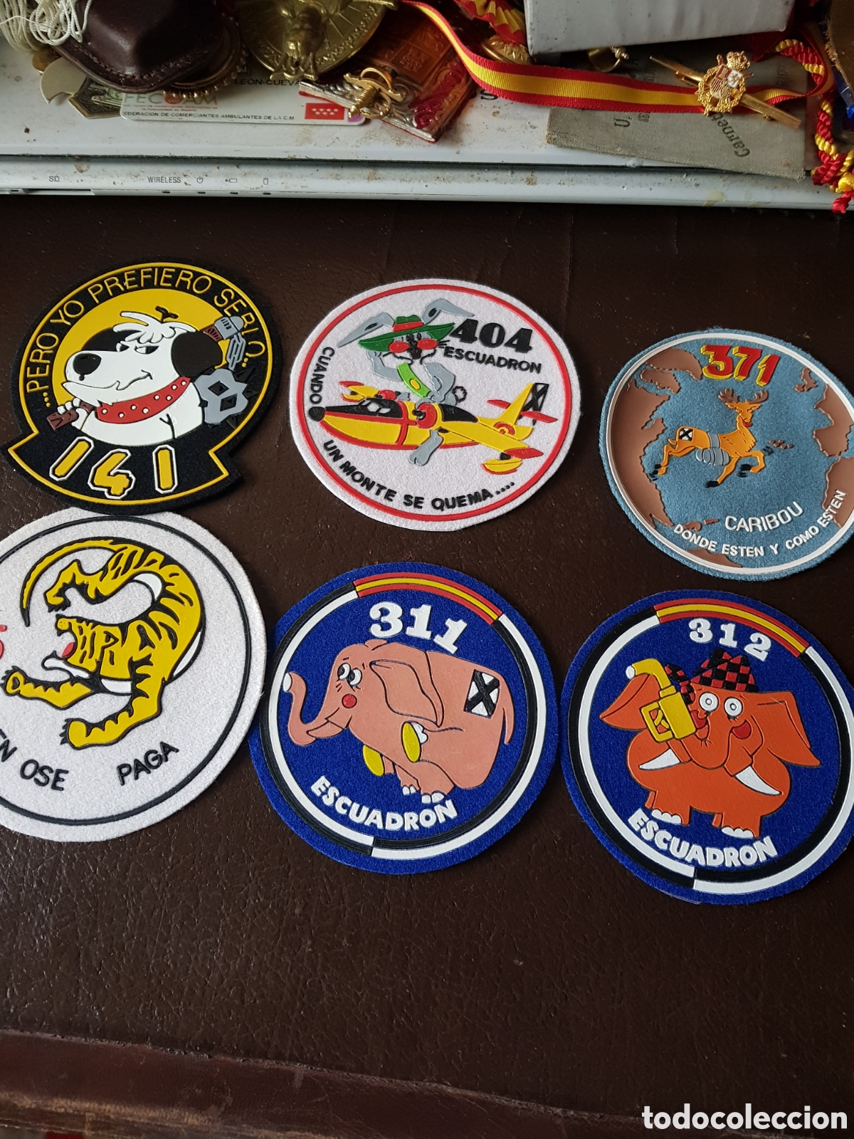 Antig&uuml;edades: LOTE DE 6 PARCHES DE AERON&Aacute;UTICA