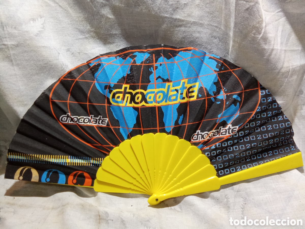 Antig&uuml;edades: ABANICO DE LA DISCOTECA CHOCOLATE