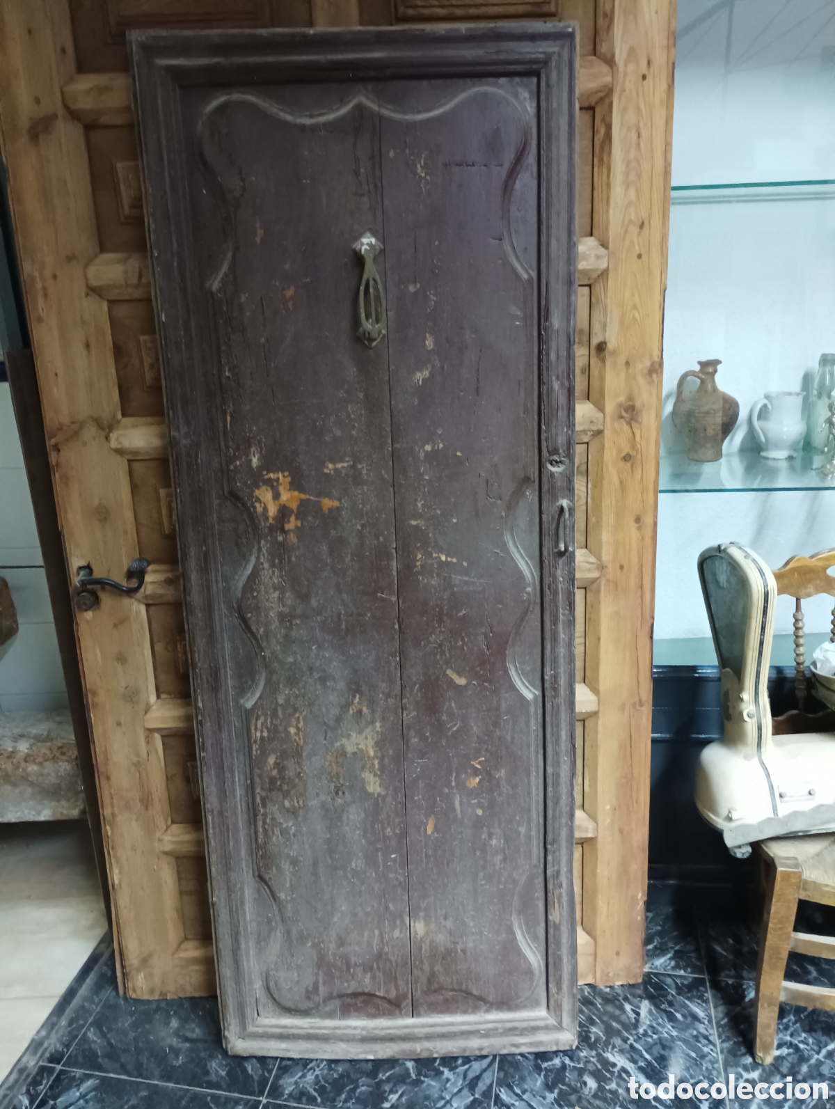 Antig&uuml;edades: PUERTA ANTIGUA DE MADERA - Foto 1