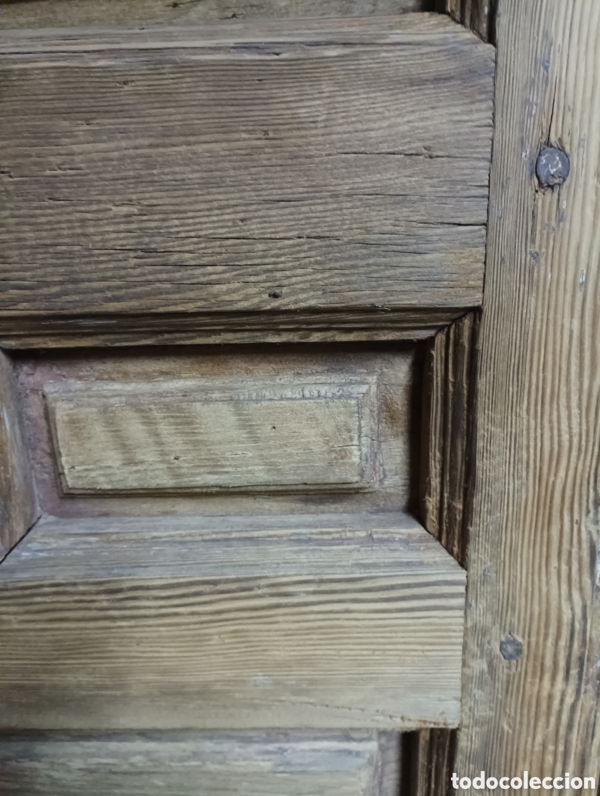 Antig&uuml;edades: PUERTA ANTIGUA DE MADERA - Foto 2