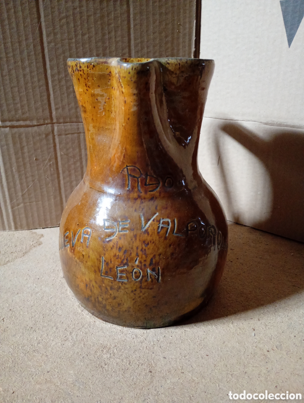 Antig&uuml;edades: Gran Jarra vidriada rdo cueva valporquero leon