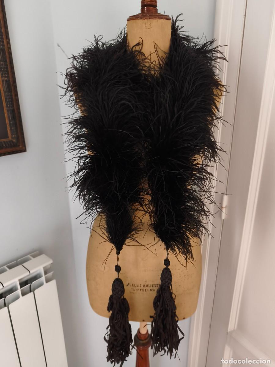 Antig&uuml;edades: BOA DE MARABU A&Ntilde;OS 20 EPOCA ART DECO