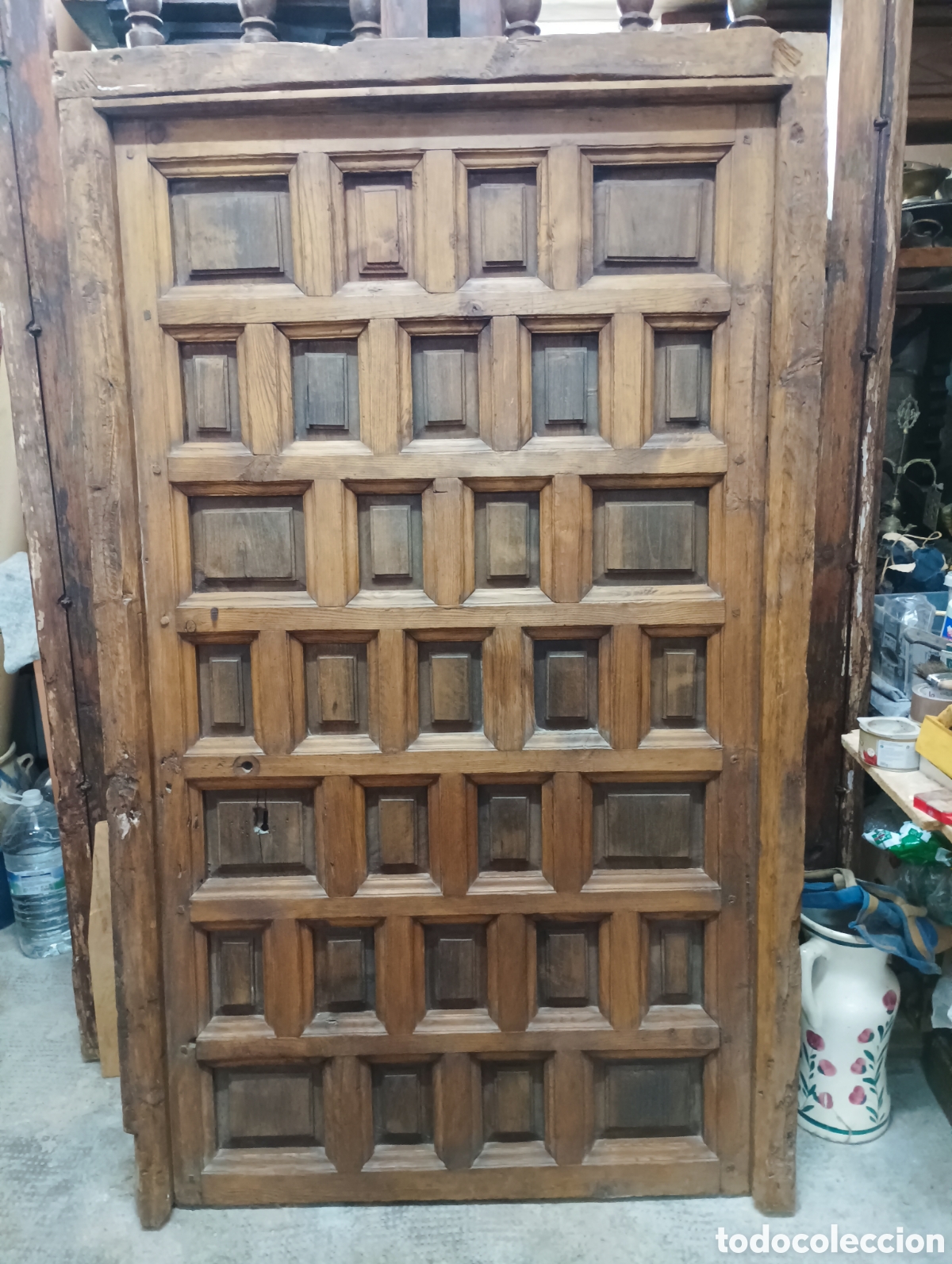 Antig&uuml;edades: PUERTA ANTIGUA DE MADERA - Foto 1