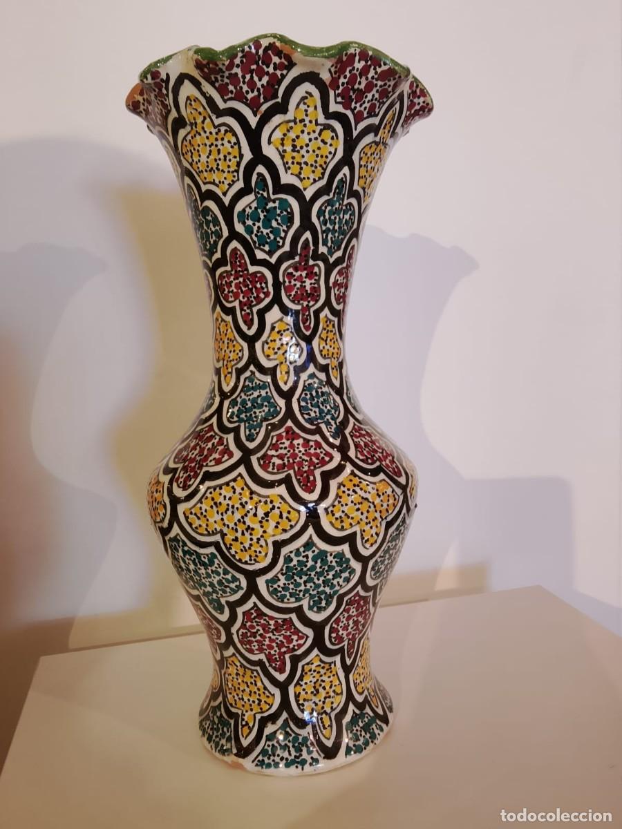 Antig&uuml;edades: Jarr&oacute;n Marroqu&iacute; Artesanal &ndash; Pintado a Mano &ndash; Estilo Boho