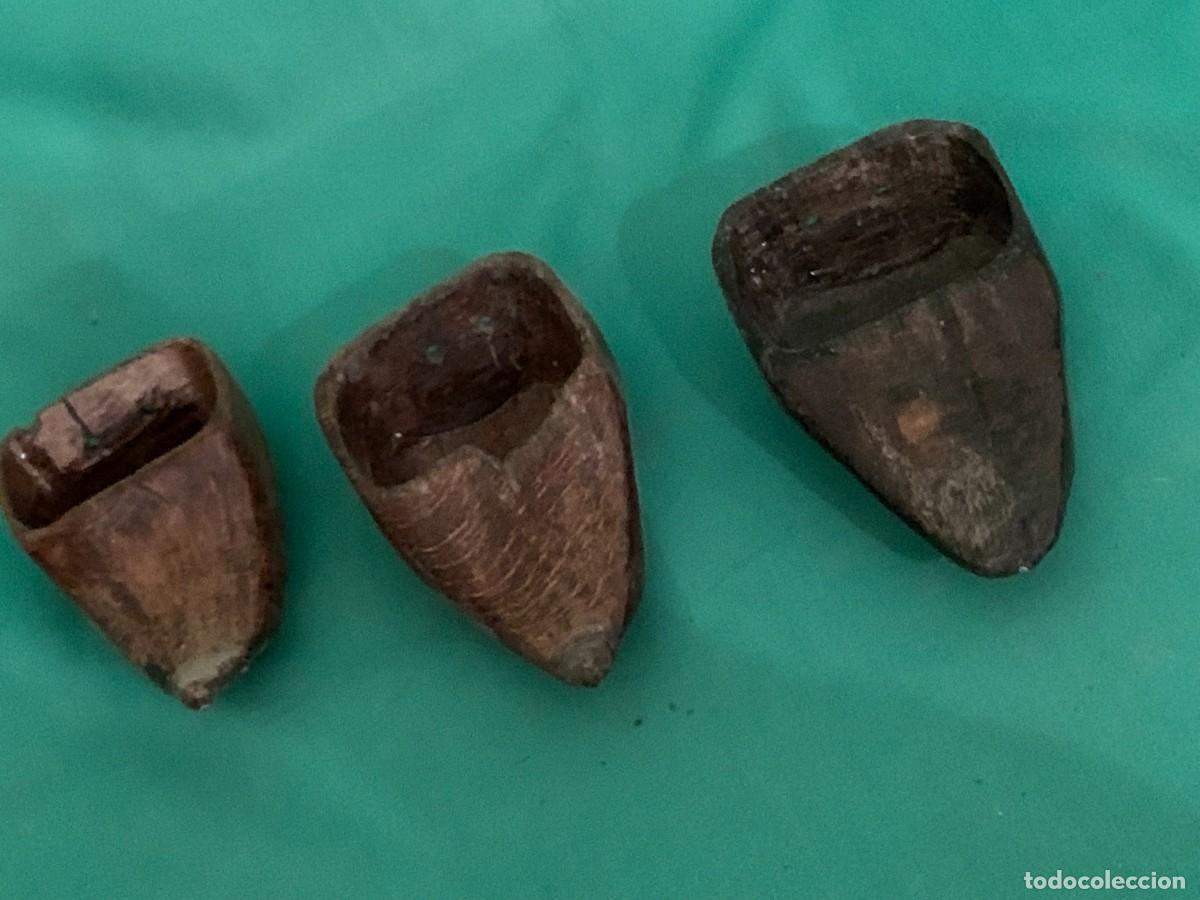 Antig&uuml;edades: Dediles de madera antiguos