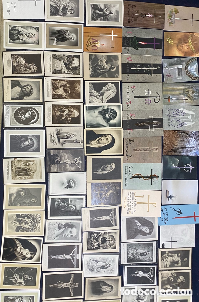 Antig&uuml;edades: Lote de tarjetas defunci&oacute;n - Foto 2