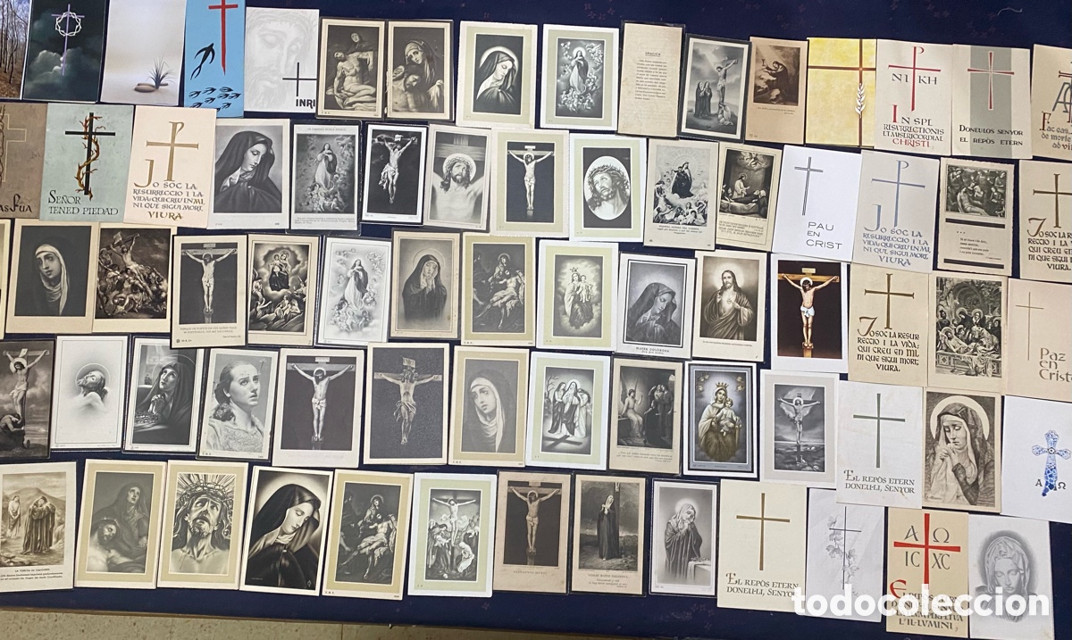Antig&uuml;edades: Lote de tarjetas defunci&oacute;n - Foto 3