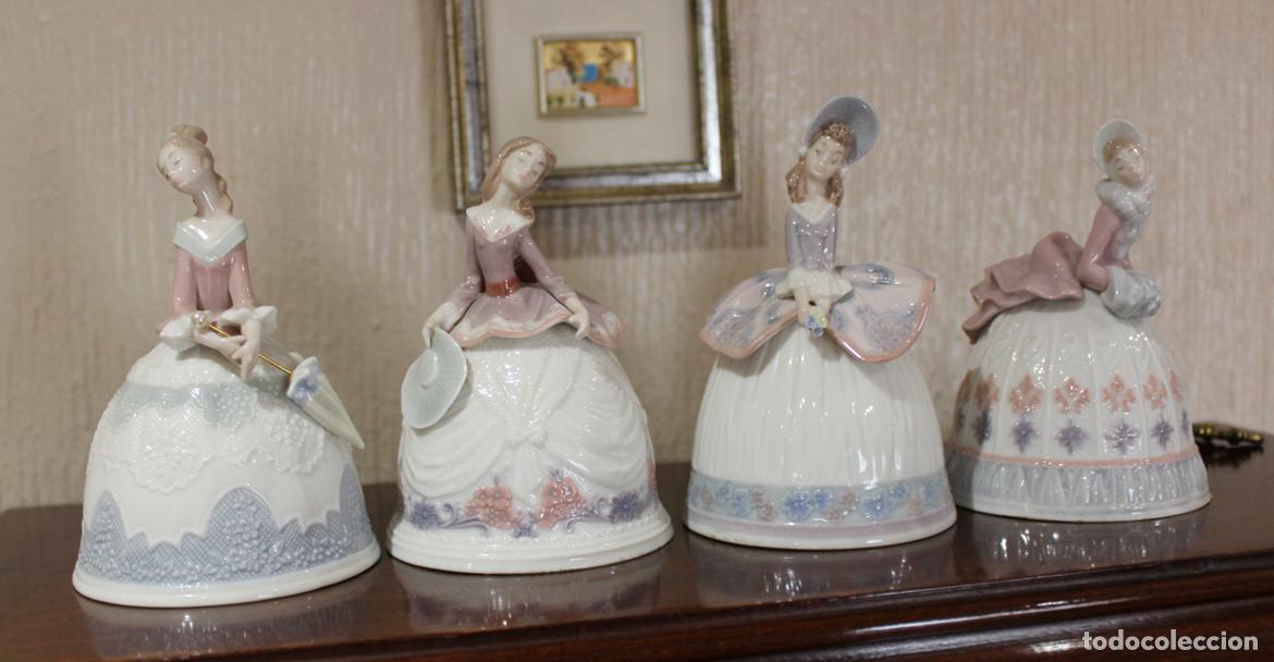 Antig&uuml;edades: Set Campanas estaciones Lladr&oacute; - Primavera, Verano, Oto&ntilde;o e Invierno