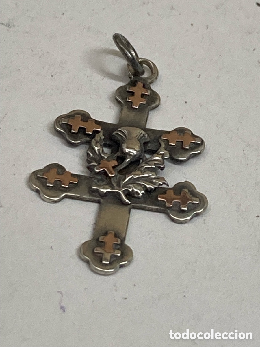 Antig&uuml;edades: Cruz de plata religiosa C572