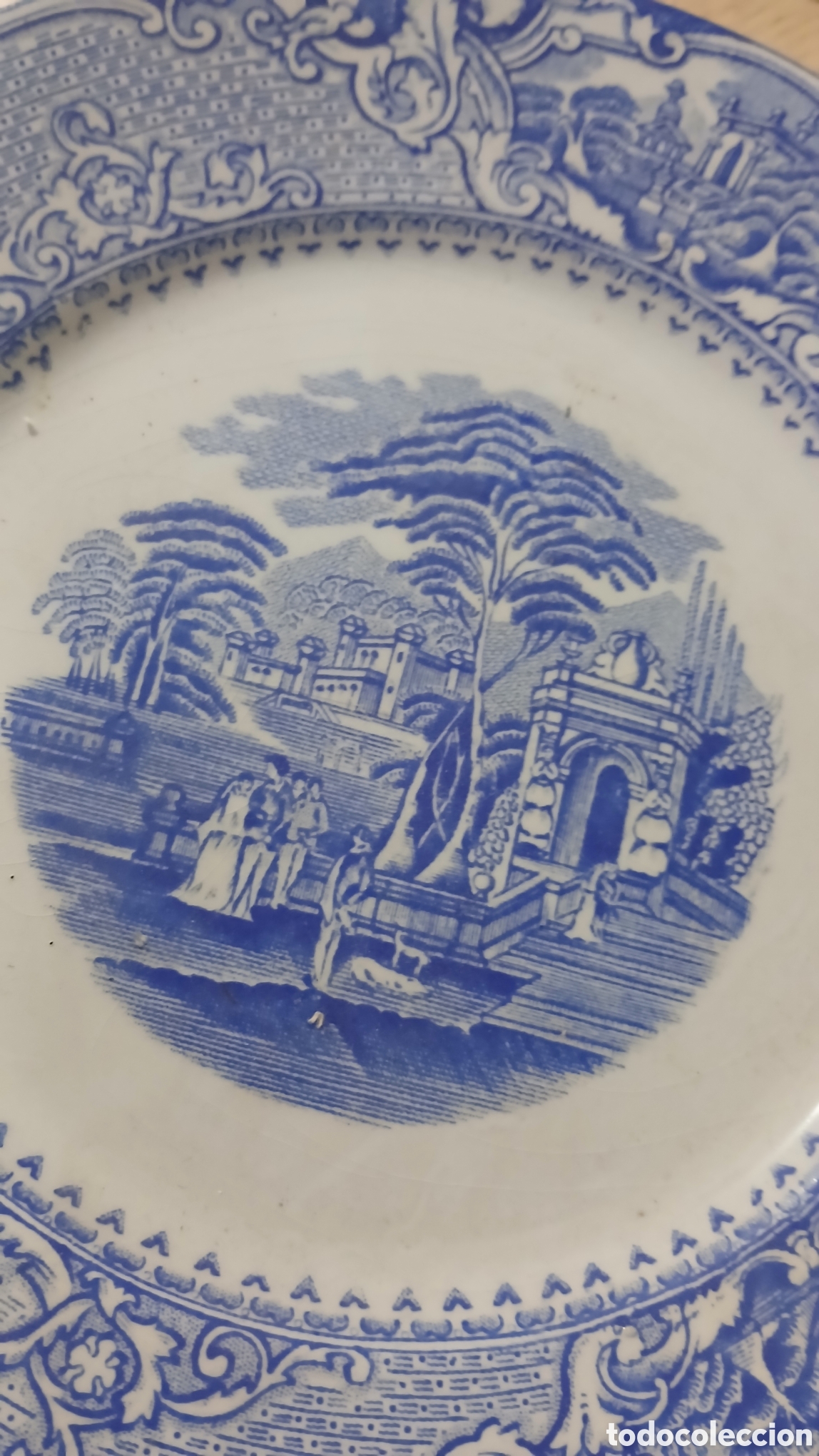 Antig&uuml;edades: Plato cartuja de sevilla - Foto 2